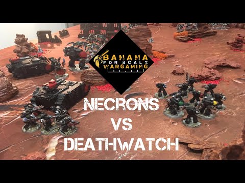ITC New rules Necrons vs Deathwatch and Knights Warhammer 40k Battle Report 1750 points.