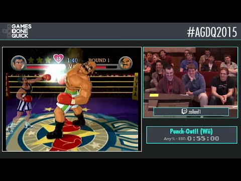 Punch-Out (Wii) - Exhibition Speedrun performed at AGDQ 2015