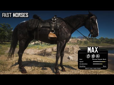 7 Horses faster than the Arabians for Arthur | Red Dead Redemption 2