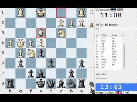 Chess World.net: LIVE Rapid #117 contro Votsmann (1803) - Difesa Siciliana: Scheveningen (B84)