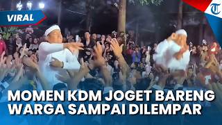 DEDI MULYADI Joget Bareng Warga Sampai Dilempar ke Udara, Netizen: Persiapan Konvoi Persib Pak