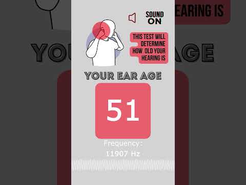 Your Ear Age Test #frequency #sound