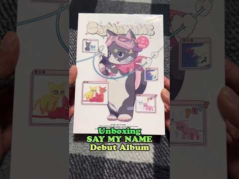 Unboxing Hitomi's new girl group SAY MY NAME - Debut Album