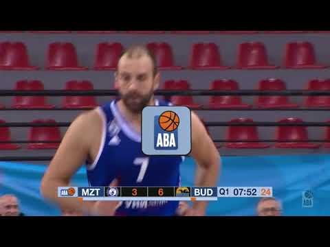 Jure Lalić with the dunk (MZT Skopje Aerodrom - Budućnost VOLI, 19.11.2017)