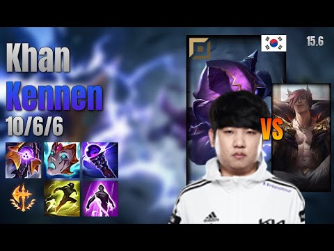 Khan Top Kennen vs Sett lol KR solo rank Full Game 15.6 | 칸 케넨 vs 세트