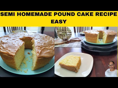 This Box Cake Recipe Makes the Best Pound Cake EVER! #amazing