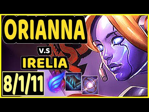 MILICA (ORIANNA) vs IRELIA - 8/1/11 KDA MID CHALLENGER GAMEPLAY - EUW