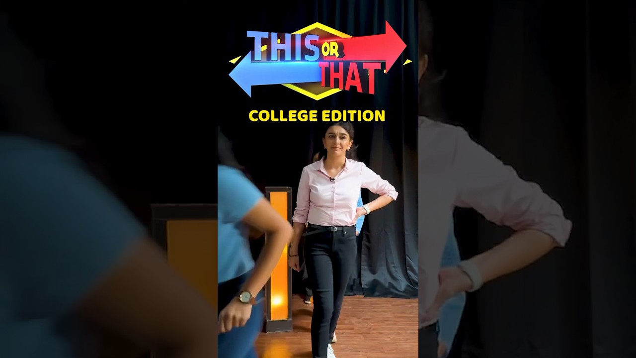 Do Toppers Study Alone or In Groups? #shorts #thisorthat #jahnavibanotra #aaroshigupta  #aiimsdelhi
