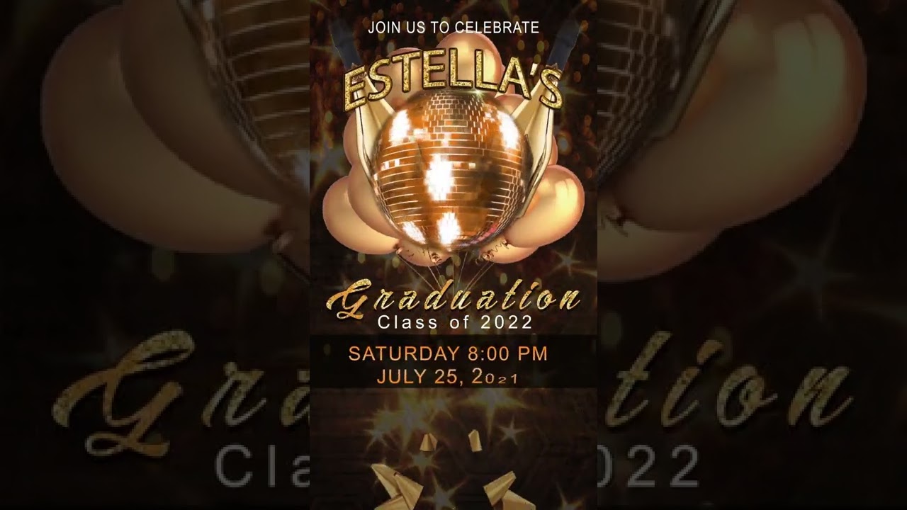 Animated Graduation Invitation