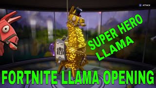 Fortnite - SUPER HERO LLAMA w/STORM LLAMA | Fortnite Llama Opening
