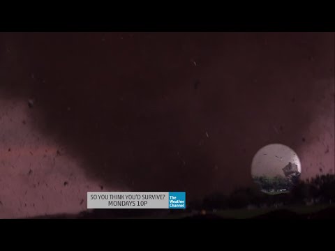 Thumbnail of the video: Tornado Lifts Two Story House