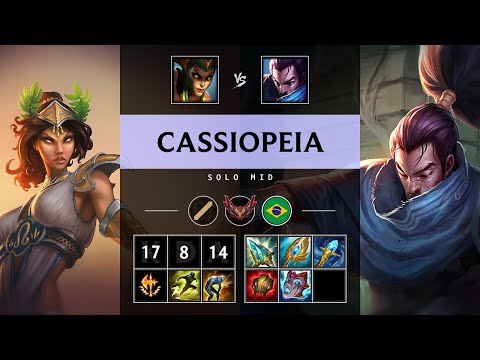 Cassiopeia Mid vs Yasuo - BR Grandmaster Patch 25.13