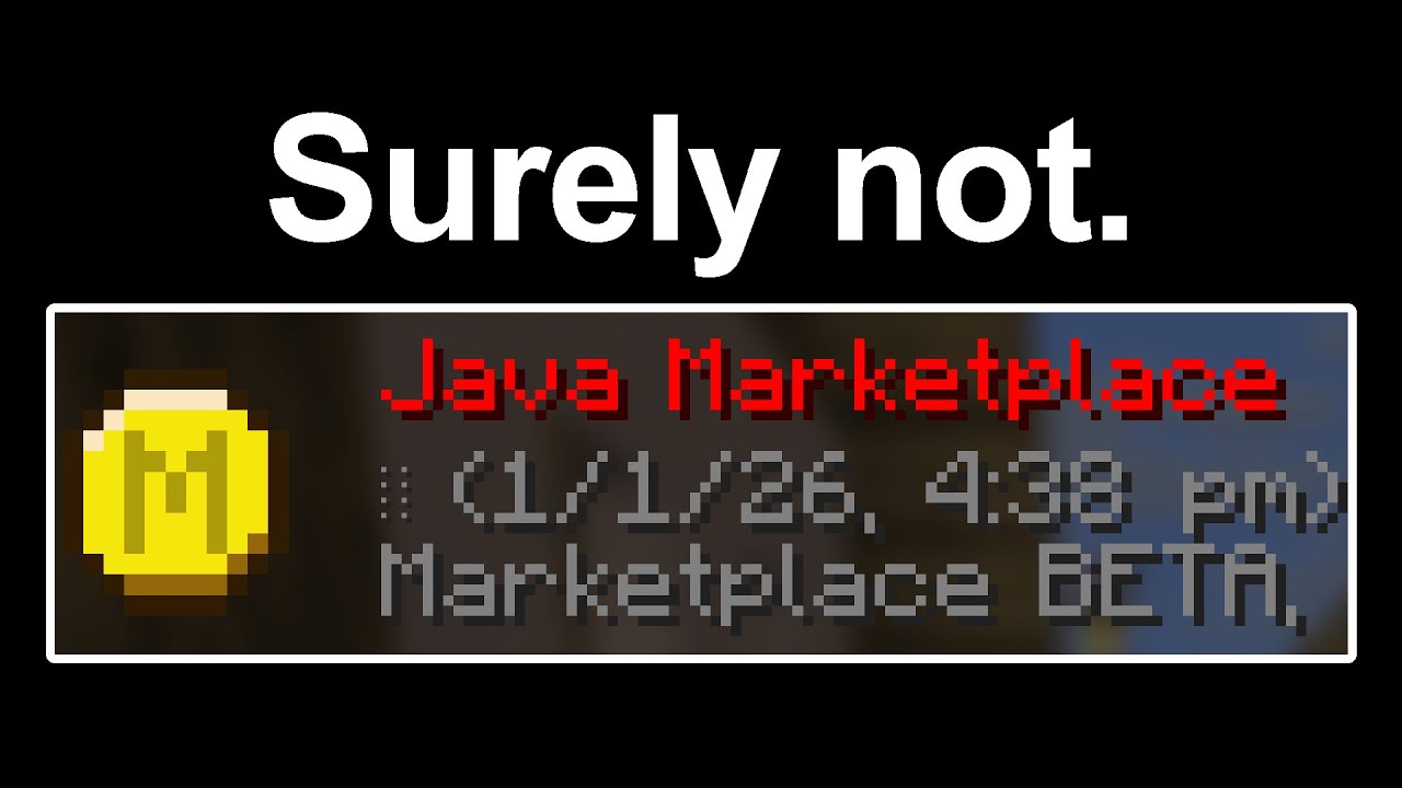 A JAVA MARKETPLACE? Hmmm...