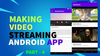 Video Streaming Android App With Rest API | Part-4 |Android App Development Tutorial for Beginners