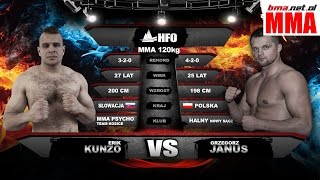 HFO 2: Grzegorz Janus vs Erik Kunzo (MMA, 120 kg) HFO 2: Grzegorz Janus vs Erik Kunzo (MMA, 120 kg)