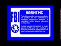 Blue FBI Warning Screens 2000 2003 DVD Version Remake