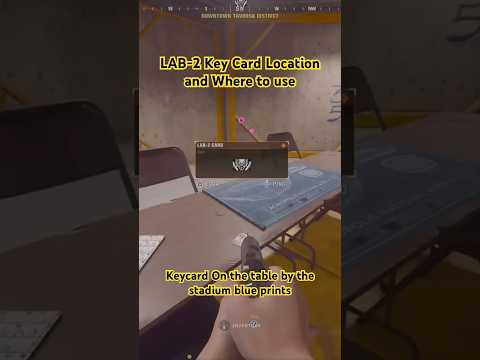 New! LAB-2 Keycard for Stadium#eastereggs #shorts #warzone #cod #verdansk #gaming #gamer #shortsfeed