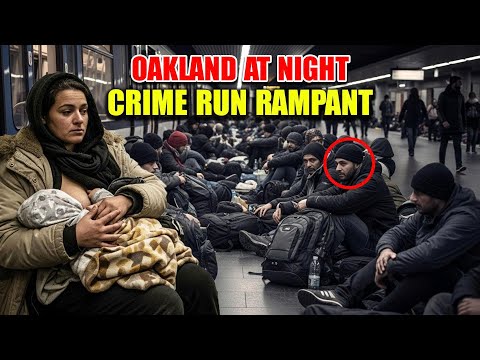 The Streets of Oakland at Night – Homelessness and Crime Run Rampant – Documentary