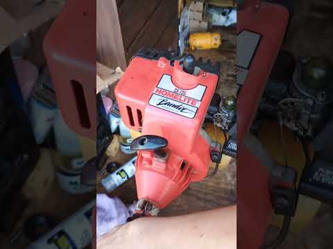 Homelite SX-135 Bandit Vintage Weed Whacker Running