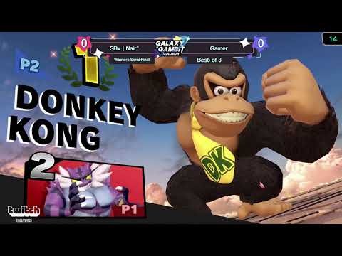 GGxC 14 - SBx Nair^ (Incineroar) Vs. Gamer (Donkey Kong) - Pools Winners Semi Final