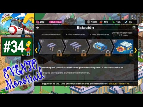 Los Simpson Springfield "Monorrail: Cap. 34 - 31 vías misteriosas y 20 rosquillas" por Tony
