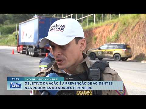 Inconfidência Mineira: Ação previne acidentes nas rodovias.
