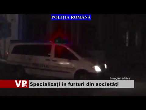 Specializați în furturi din societăți