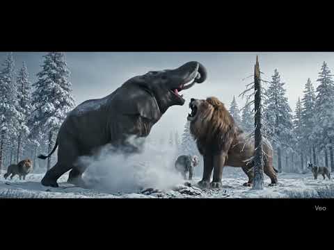 Fight broke between two giants| Created by AI #shortfeed#ai