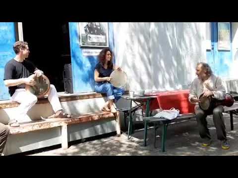 Tamburi Mundi Frame Drum Fest.Frieburg 2019..Back Stage..Morning Trio..