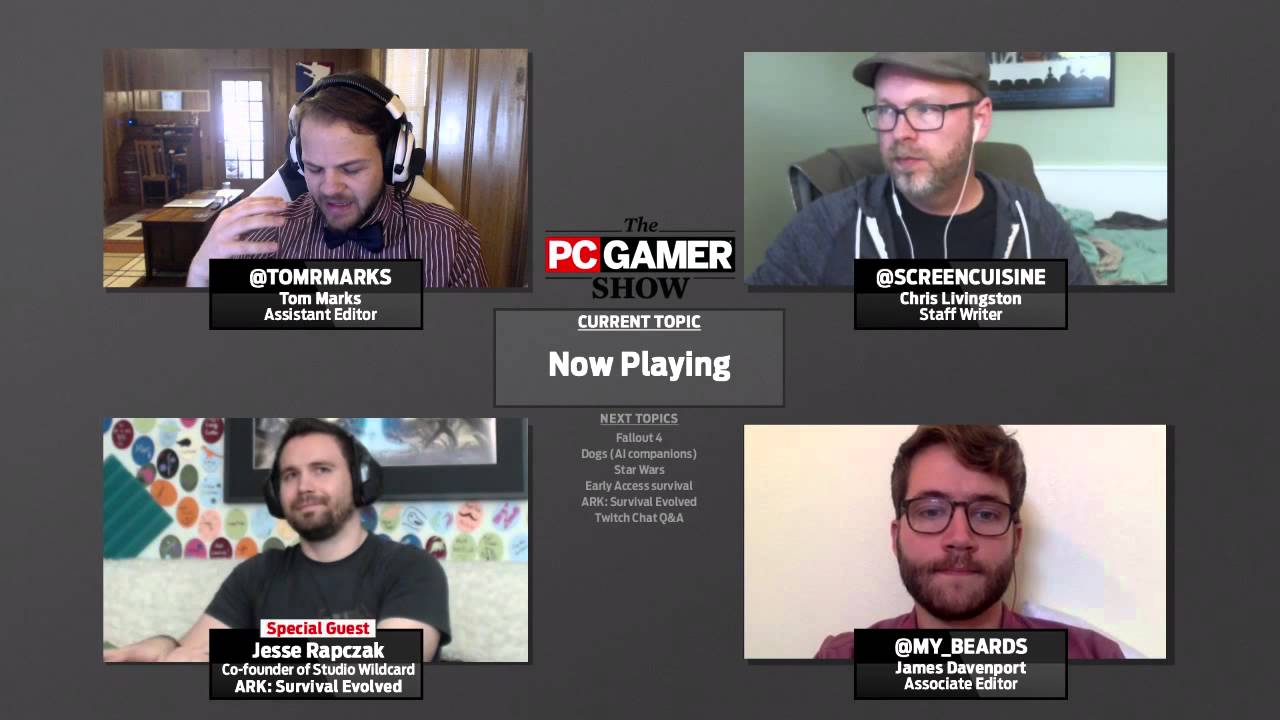 The PC Gamer Show â€” guest Jesse Rapczak of Ark: Survival Evolved - YouTube