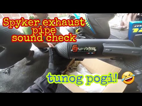 Thumbnail for SPYKER EXHAUST PIPE SA YAMAHA MIO i125 / SOUND CHECK! THE BEST SA M3 MO! / SHORT. by Spyker