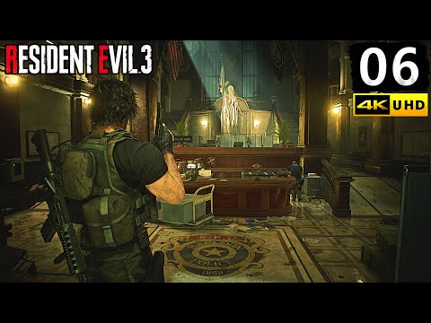 Resident Evil 3 Remake Gameplay Walkthrough Part 6 - PC 4K 60FPS No Commentary