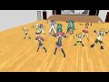 【Miku Miku Dance】 vocaloid love and joy 