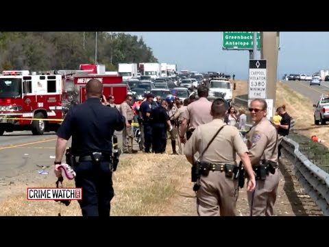 Team of Heroes Rushes to CHP Officer's Aid in Highway Hit-and-Run - Crime Watch Daily