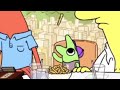 Smiling Friends Glep Eats Some Fries