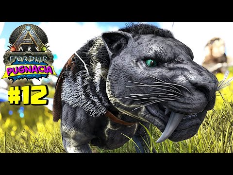 O DENTE DE SABRE DE RAIO PERFEITO PARA CAVERNAS  em FJORDUR PUGNACIA #12 - ARK:SURVIVAL EVOLVED