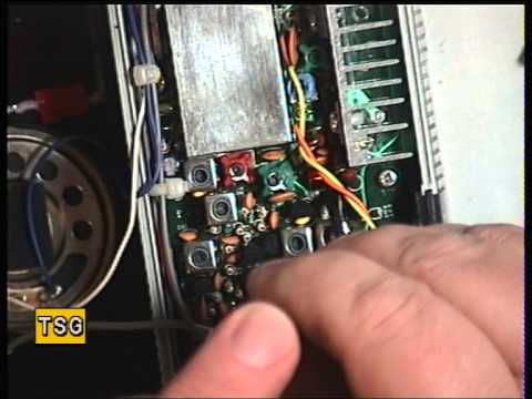 Realistic TRC1007 - UK CB radio 3.5W, 40 channel (CB 27/81) (Hand portable).   Receive alignment