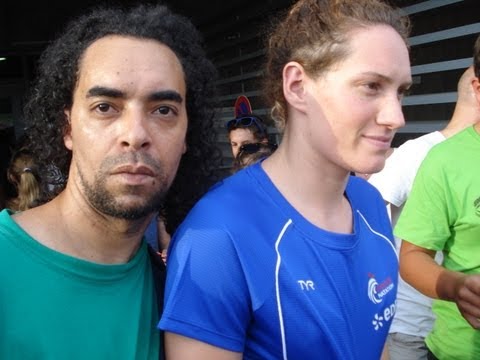 HOMMAGE à CAMILLE MUFFAT  dijon le samedi 20 juillet 2013 piscine olympique