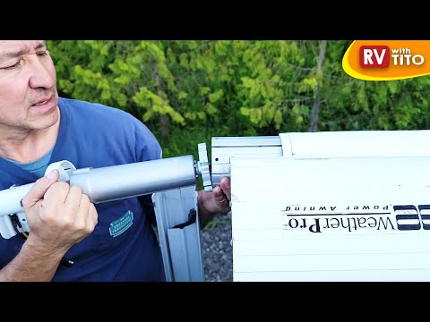 RV Awning Motor Replacement - Weather Pro / Dometic 9100 | RV With Tito DIY