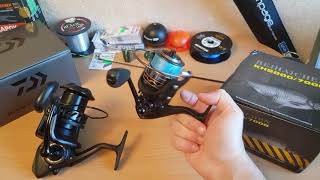 Безынерционная катушка daiwa black widow