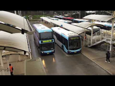 [Sydney Buses] Busways 1048 (m/o 5140) Bustech CDI double decker at Blacktown Station