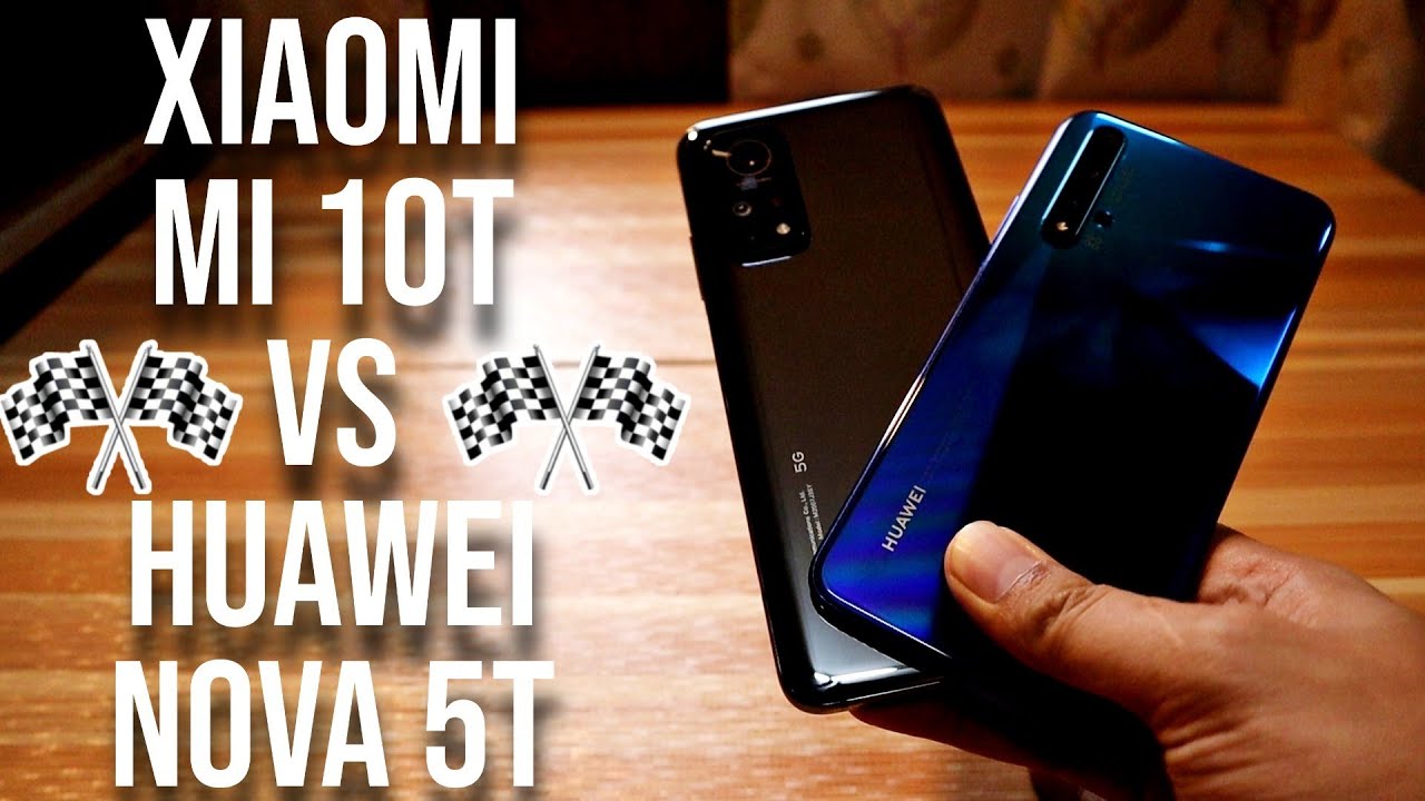 Xiaomi Mi 10T VS Huawei Nova 5T | Speed Test