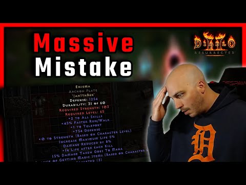 Should You Make Infinity or Enigma First??? - Diablo 2 Resurrected