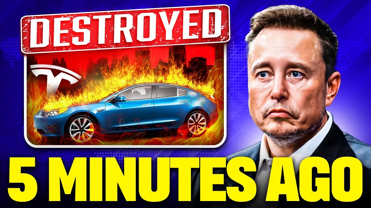 Tesla Just LOST It All... Stock & Sales IMPLODE as Anti-Elon Protests SURGE!