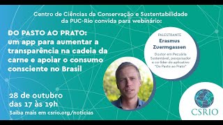 Do pasto ao prato: app para transparência da cadeia da carne