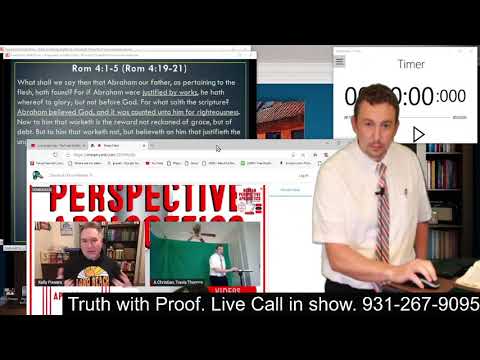 Water Baptism debate Kelly Powers (false teacher) changes format and became rude and childish.