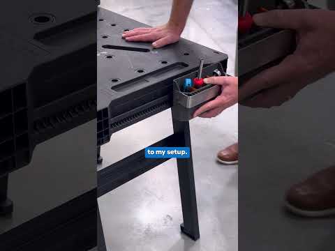 A portable folding workbench that supports 1,000 lbs! 🔥 #Shorts