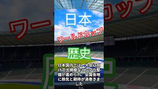 日本　ワールドカップの歴史 #サッカー #ワールドカップ #サッカー日本代表 #ai #aivideo #automobile #movie #movie video #automobile