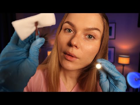 ASMR First Aid RP | Comforting Wound Treatment & Head Check