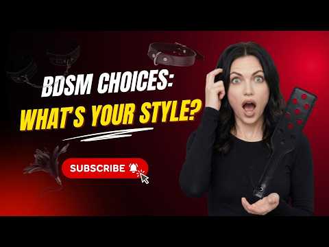 BDSM choices video about restraints impact sensory play and collars